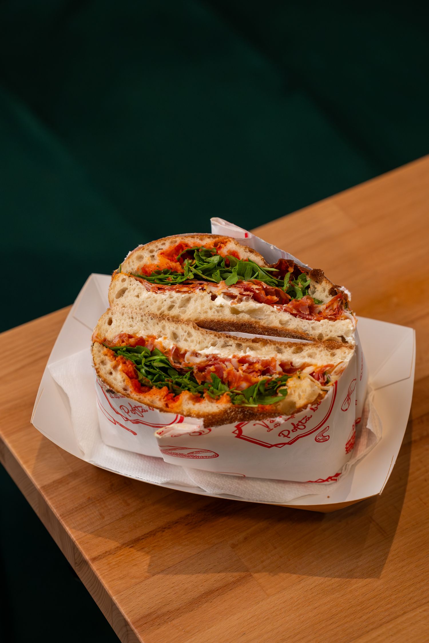 Panini cu ventricina la TANTO, Râmnicu Vâlcea